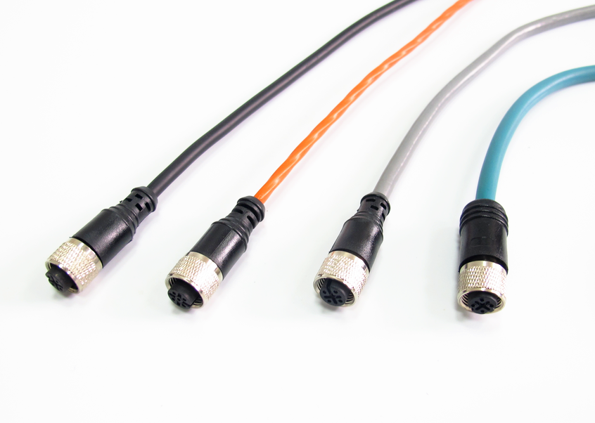 M12电缆插头4芯5芯连接器