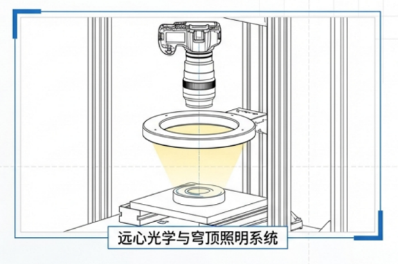 远心光学与穹顶照明系统
