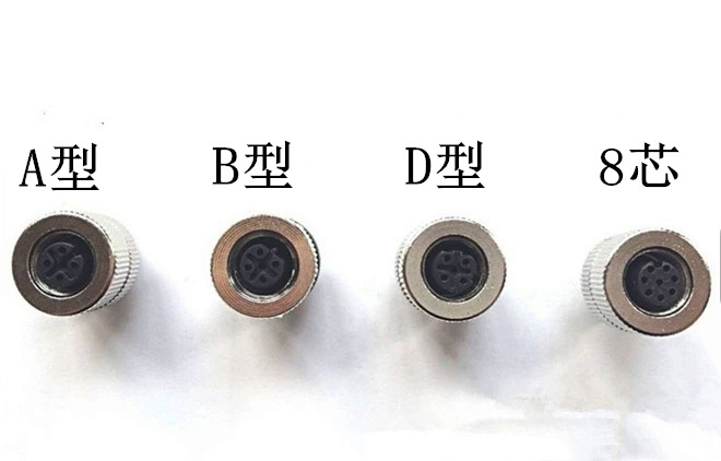 M12传感器连接器键位图