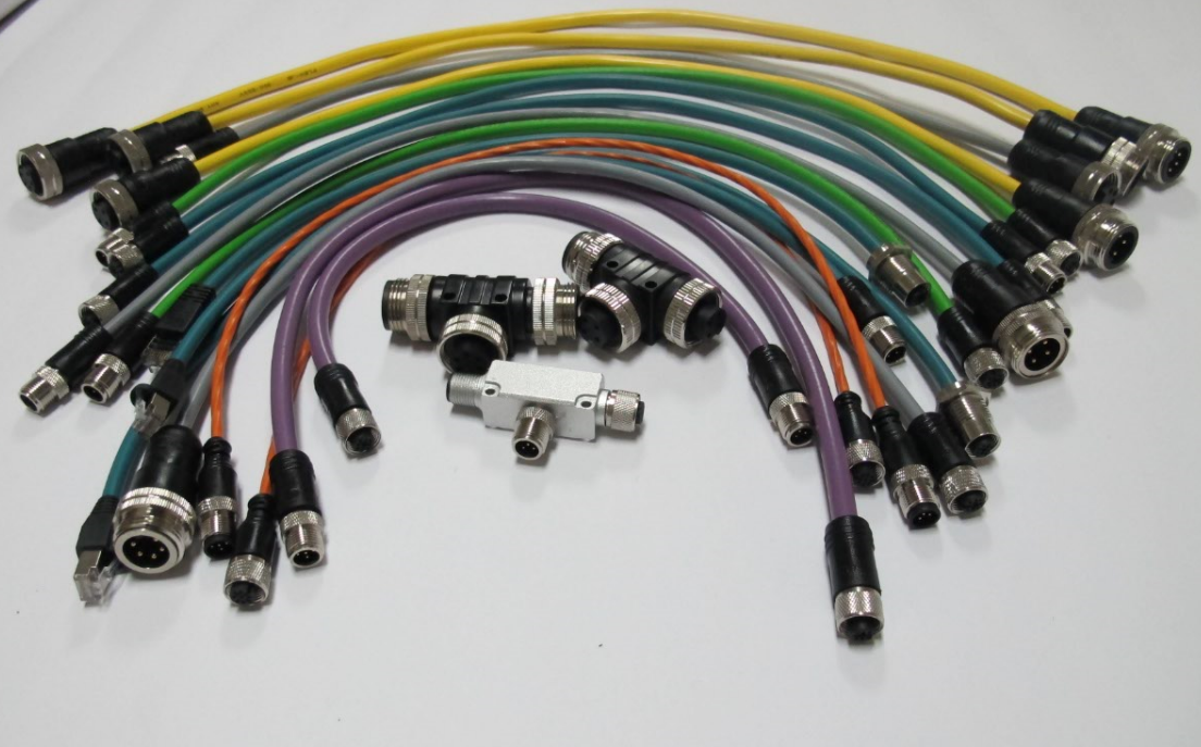 M12、M8双头电缆连接器24