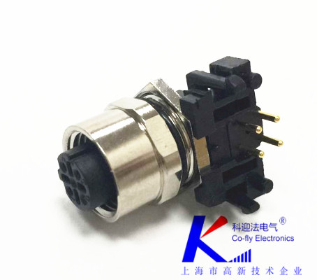 M12连接器的针插或插孔