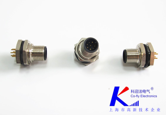 M12焊板式连接器