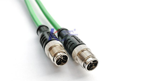 m12以太网连接器X键位