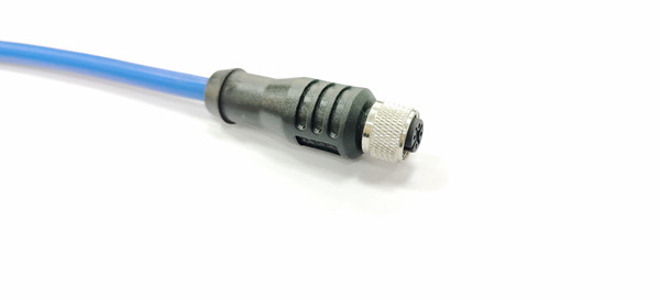 M12直头电缆连接器4芯 M12直头电缆连接器4芯
