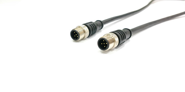 M12连接器5针直头（预制电缆）