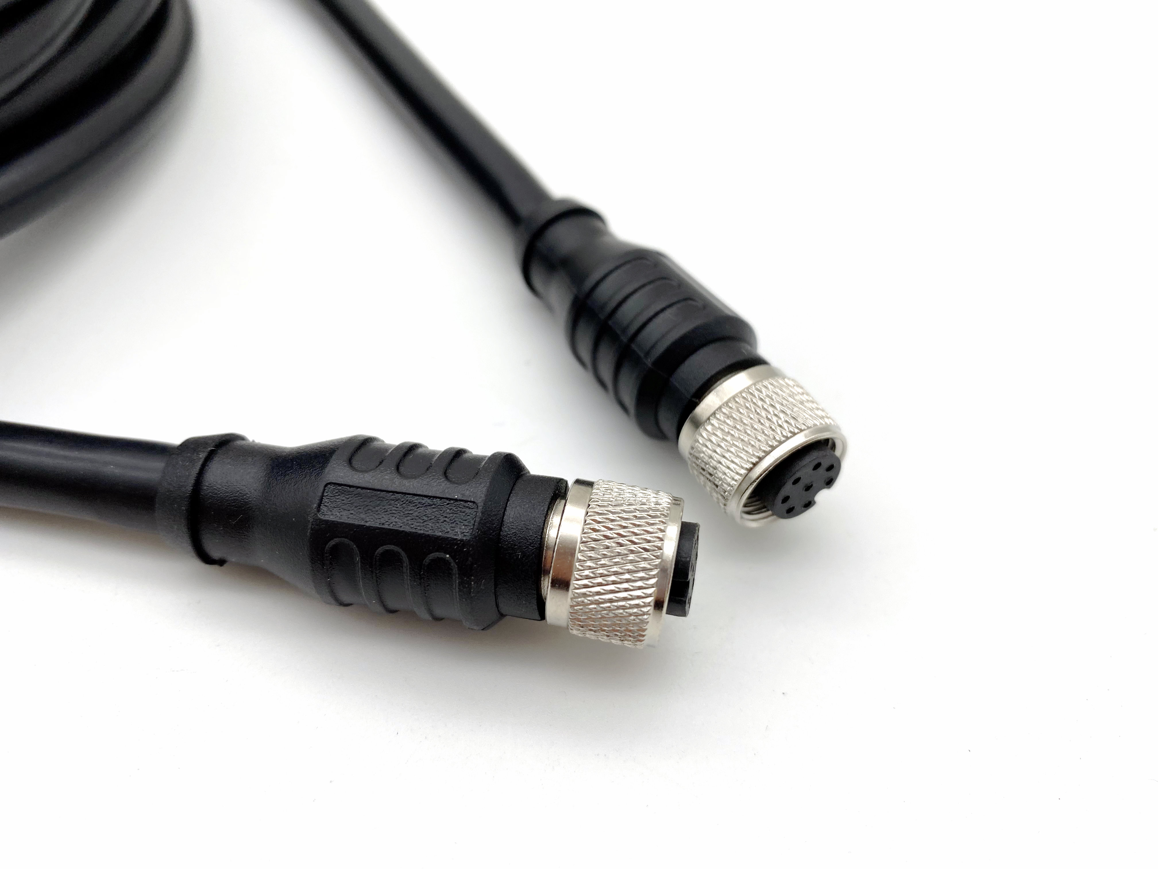 M12 8芯公头A编码连接器前/后锁紧 M12 8芯公头A编码连接器前/后锁紧