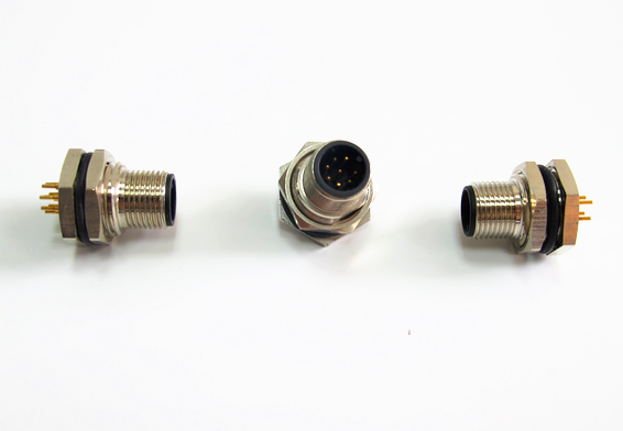 M12以太网接头profinet航空防水插头