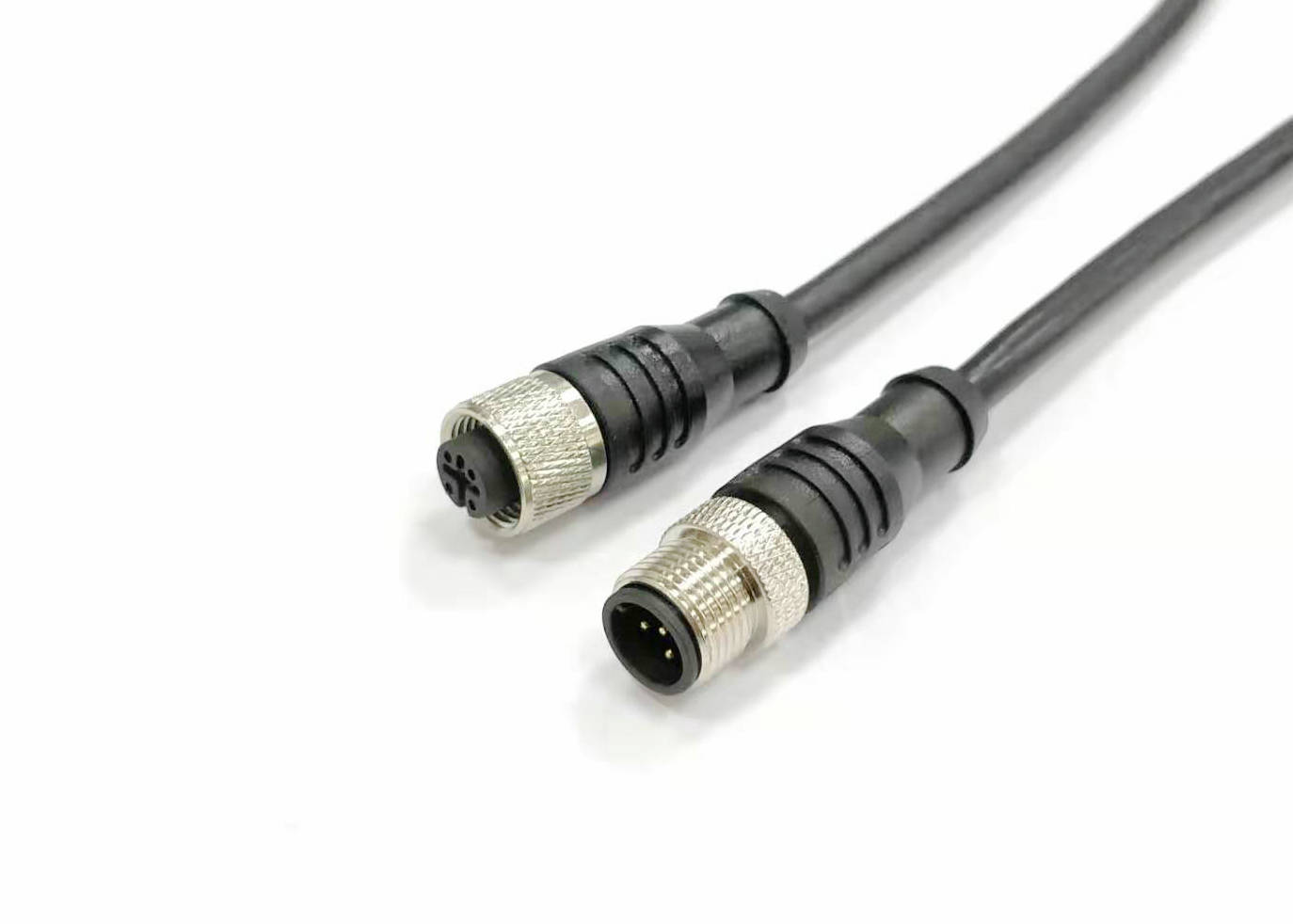 M12连接器线缆4568芯插头