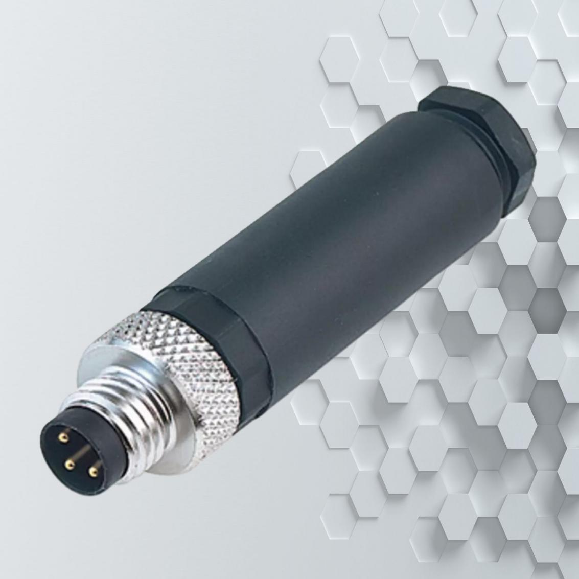 M8塑料款直头连接器产品实拍