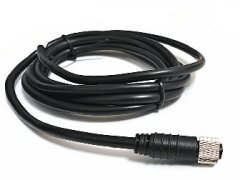 M8孔型直头预注一体带线连接器