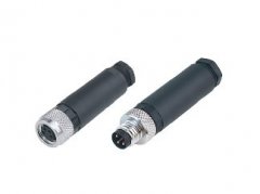 M8直头针型/孔型现场自接连接器（塑料款）