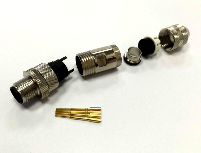 M12连接器接线方式定制