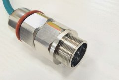 百兆RJ45带屏蔽网线防爆接