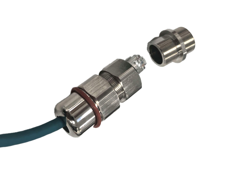 RJ45防爆连接器配置结构