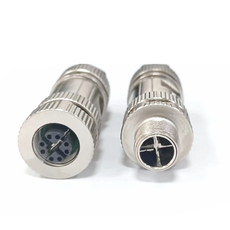 工业以太网RJ45连接器实物图_IP67防水RJ45连接器