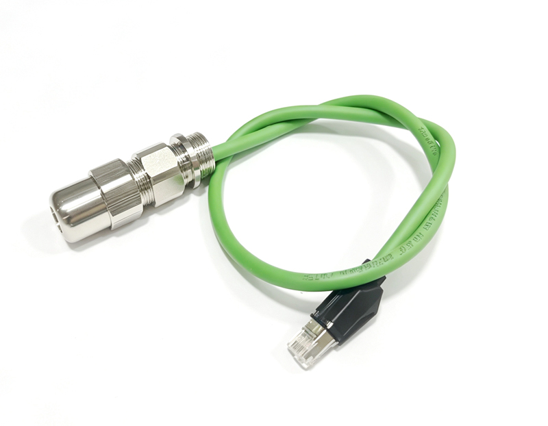 RJ45隔爆型连接器壳体结构与隔爆面、密封圈示意图